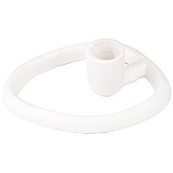 Koopmann International Aluminum candle holder for conical candle mix, white - Candlestick