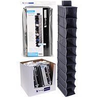 Koopman Hanging shoe organiser 10 pockets - Hanging closet organiser