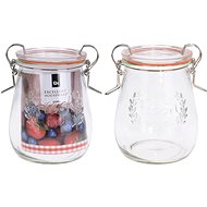 Koopman Glass jar with seal 500 ml - Storage Jar