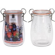 Koopman Glass jar with seal 725 ml - Storage Jar