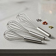 Koopman Set of 3 stainless steel whisks - Whisk