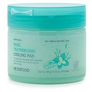 SKINFOOD Basil Teatreecinic Cooling Pad 70 pcs (180 g) - Facial Pads