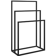 Shumee Towel rack 48 × 24 × 79 cm, black - Towel Rack