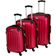  Set of suitcases Leonardo - Red  - Kit