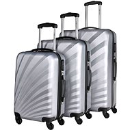  Set of suitcases Leonardo - Silver  - Kit