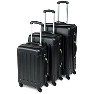 Set of suitcases Leonardo - Black  - Kit