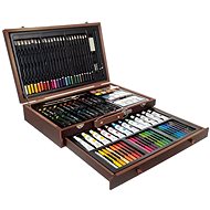 Maaleo 21644 Large set in wooden case for small painters 128 pcs - Creative Kit