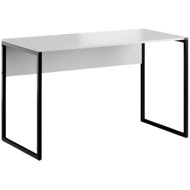 BEST FURNITURE Keserwan, white/black metal - Writing Desk
