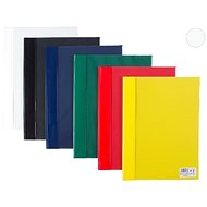 CARDBOARD P+P plastic, with pocket on the front side, A4, white - packing 5 pcs - Document Folder