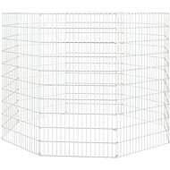 SHUMEE 8-piece rabbit cage 54 × 100 cm galvanized iron - Rabbit Hutch