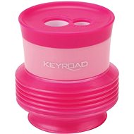KEYROAD Stretch with Container, Pink - Pencil Sharpener