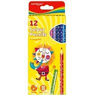 KEYROAD Triangular 12 Colours - Coloured Pencils