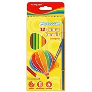 KEYROAD Watercolour Triangular with Brush, 12 colours - Coloured Pencils