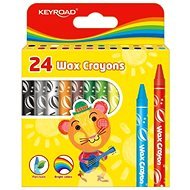 KEYROAD 8mm 24 colours - Wax Crayons