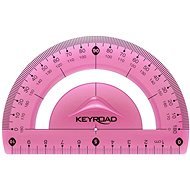 KEYROAD 10cm Flexible, Pink - Ruler