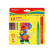 KEYROAD Jumbo, 12 barev - Felt Tip Pens