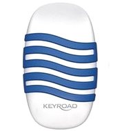 KEYROAD Wave white/blue - Rubber