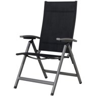 DOPPLER Garden armchair AVANTAGE, reclining, aluminium, anthracite - Garden Armchair