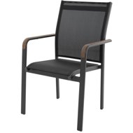 DOPPLER Garden chair EXPERT WOOD Plus, stackable - Garden Armchair