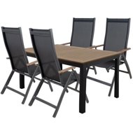 DOPPLER Sofa set EXPERTWOOD Plus, 4+1, aluminium - Garden Furniture