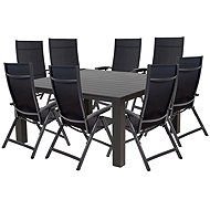 DOPPLER Garden set PRATO AVANTAGE, 8+1, aluminium, anthracite - Garden Furniture