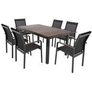 DOPPLER Sofa set EXPERTWOOD Plus, 6+1, aluminium - Garden Furniture