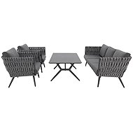 DOPPLER Garden set RIVA EXPERT, set, aluminium, anthracite/grey - Garden Furniture