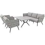 DOPPLER Garden set RIVA EXPERT, set, aluminium, natural - Garden Furniture