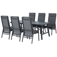DOPPLER Dining set ARCTIC, 7-piece - Garden Furniture