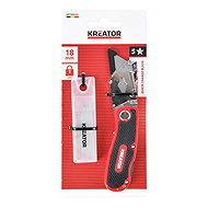 KREATOR Folding working knife - High Quality KRTH00201 - Replaceable Blade Knife