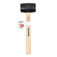 KREATOR Rubber mallet, black, wooden handle 450 g KRTH90601 - Mallet