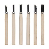 KREATOR Mini wood chisel set of 6 KRTH23601 - Chisels