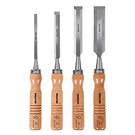 KREATOR Wood chisel set of 4 KRTH23603 - Chisels
