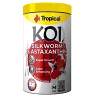Tropical Koi Silkworm & Astaxanthin Pellet M 1 l 320 g - Pond Fish Food