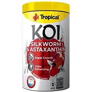 Tropical Koi Silkworm & Astaxanthin Pellet S 1 l 320 g - Pond Fish Food