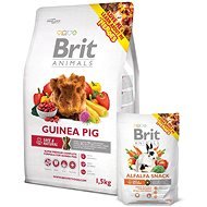 Brit Animals Guinea Pig Complete 1,5 kg+ Brit Animals Alfa alpha snack 100 g - Rodent Food