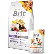 Brit Animals Rat 1,5 kg + Brit Animals Alfa alfa snack 100 g - Krmivo pre hlodavce