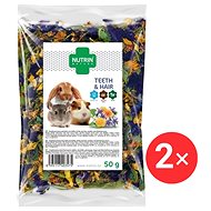 Nutrin Nature Teeth & Hair 2 × 50 g - Dietary Supplement for Rodents
