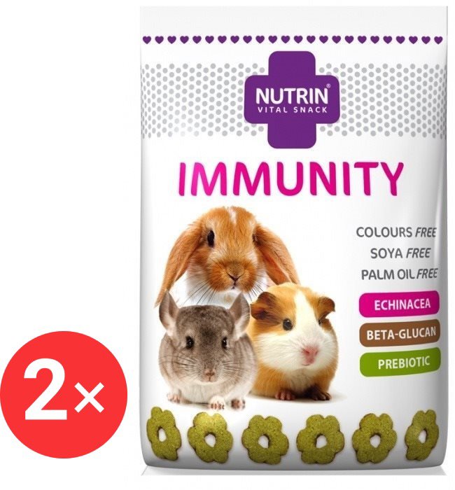 Nutrin Vital Snack Immunity 2 × 100 g - Dietary Supplement for Rodents