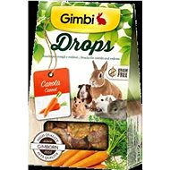 Gimbi Drops Carrots 50g - Treats for Rodents