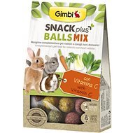 Gimbi Snack Plus Guľôčky mix 50 g - Maškrty pre hlodavce