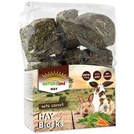 Nature Land Hay Hay Blocks with Carrots 600g - Rodent Food