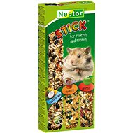 Nestor Stick 3-in-1 for Rodents Fruit, Honey, Tropical Fruit 175g 3 pcs - Treats for Rodents