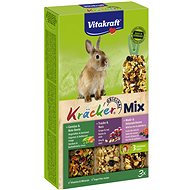 Vitakraft delicacy for rabbits Kräcker Mix vegetables grapes forest fruits 3 pcs - Treats for Rodents