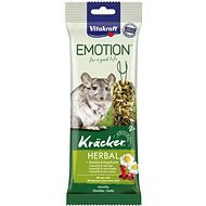 Vitakraft pochúťka pre činčily Emotion Kräcker Herbal 2 ks - Maškrty pre hlodavce