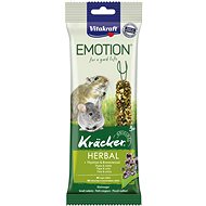 Vitakraft delicacy for small rodents Emotion Kräcker Herbal 3pcs - Treats for Rodents