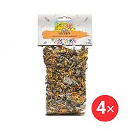 Limara Herbs Herbal mixture from fields and gardens 4 × 50 g - Dietary Supplement for Rodents