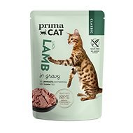 PrimaCat Food Pouch, Lamb Fillets in Gravy, 85g - Cat Food Pouch