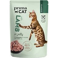 PrimaCat Kapsička, Filety s jahňacím v želé 85 g - Kapsička pre mačky