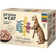 PrimaCat Classic Multipack 12x85g in Gravy - Cat Food Pouch